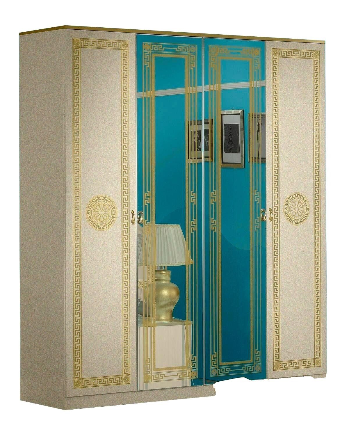 JVmoebel Kleiderschrank Kleider Schrank Designer Hochglanz Kleiderschränke Möbel Wohnen Möbel Made in Europa