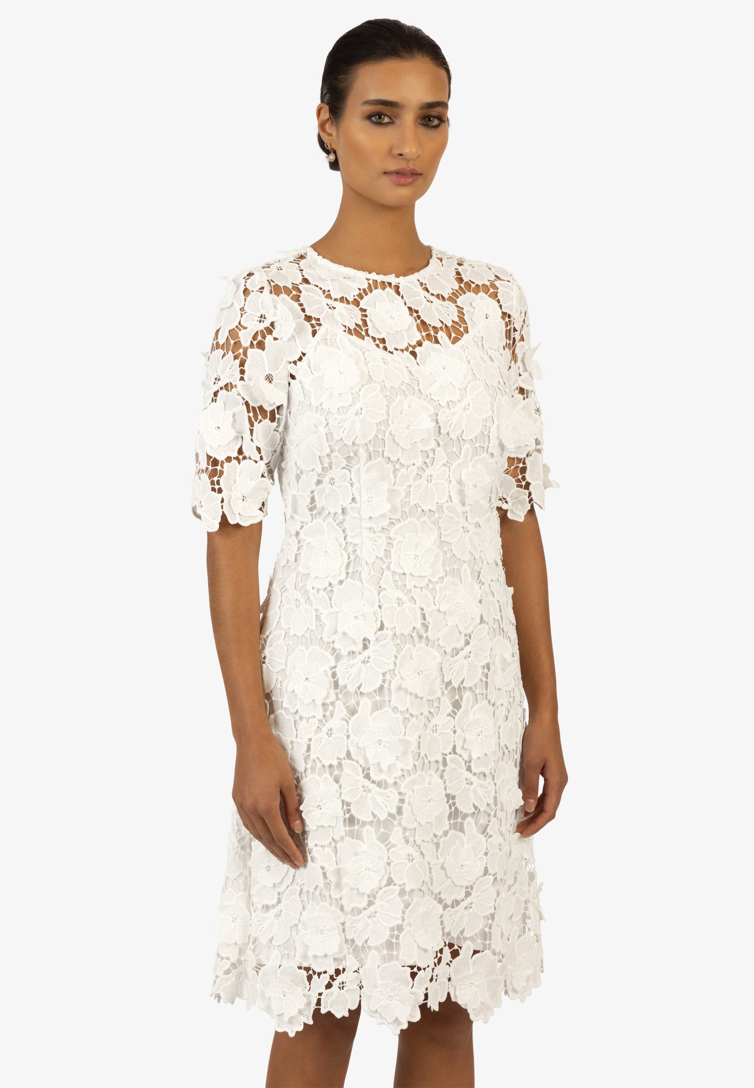 Kraimod Abendkleid mit floralen 3D-Akzenten günstig online kaufen