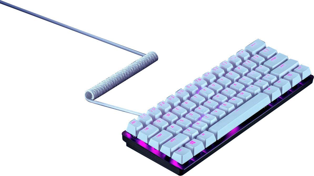 RAZER Tastatur-Tastenkappen PBT Keycap + Coiled Cable Upgrade Set,  Mechanische Tastatur, kabelgebunden