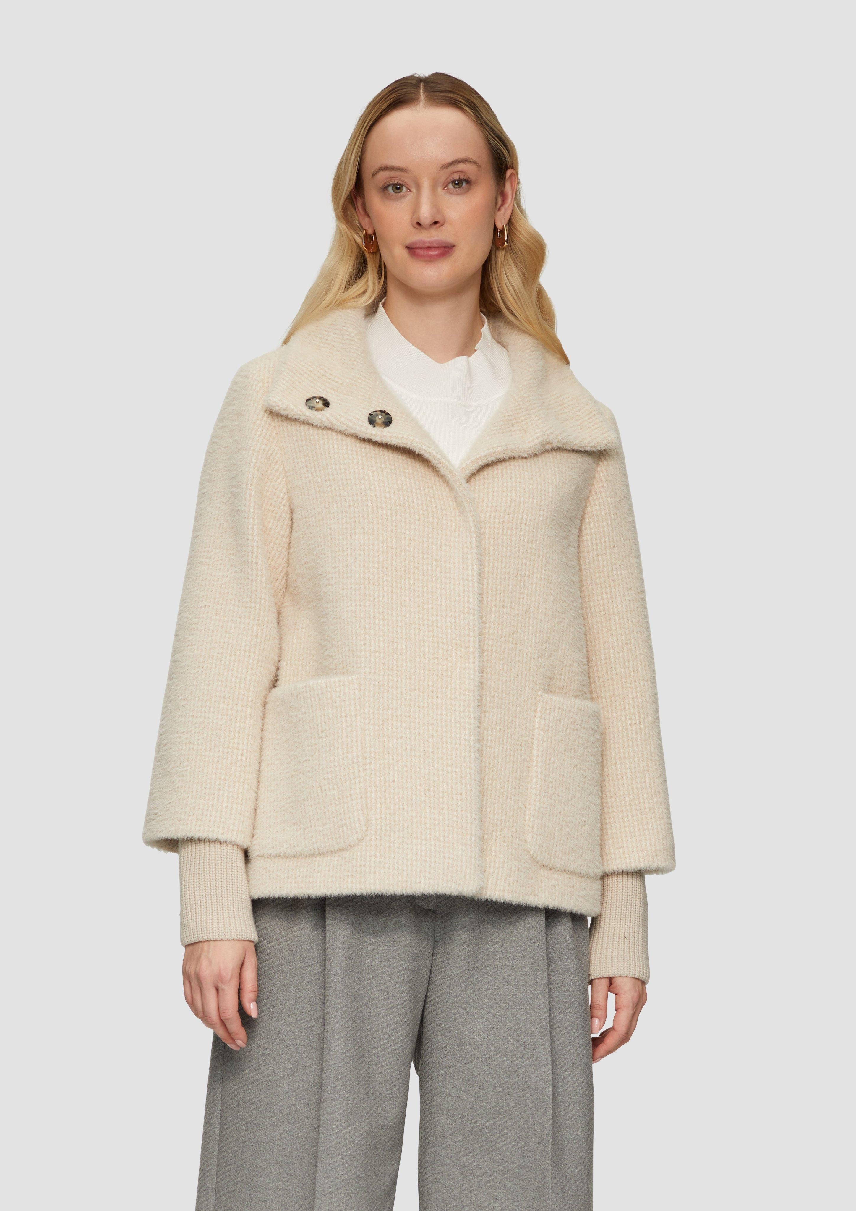 s.Oliver BLACK LABEL Funktionsjacke Flauschige Jacke günstig online kaufen