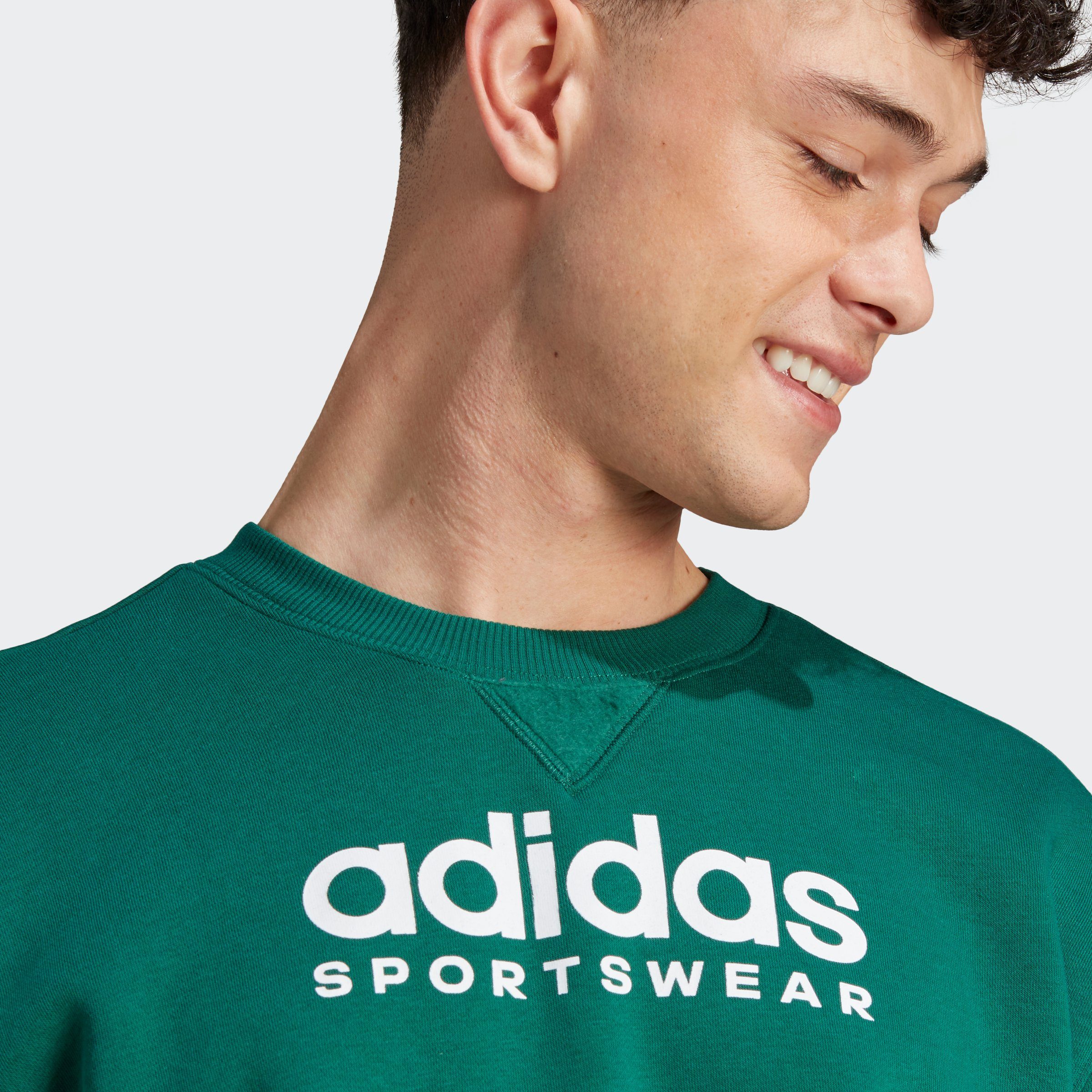 adidas Sportswear Sweatshirt Collegiate SZN FLEECE GRAPHIC Green ALL