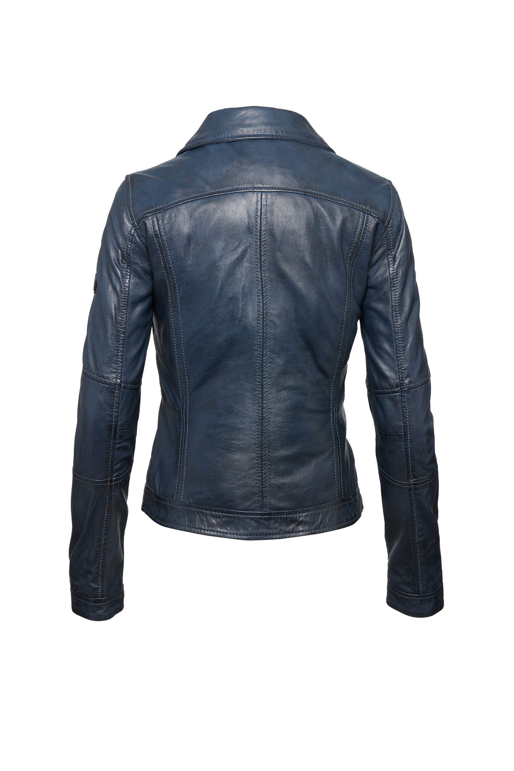 H.I.S Lederjacke (1-St) in leicht taillierter günstig online kaufen