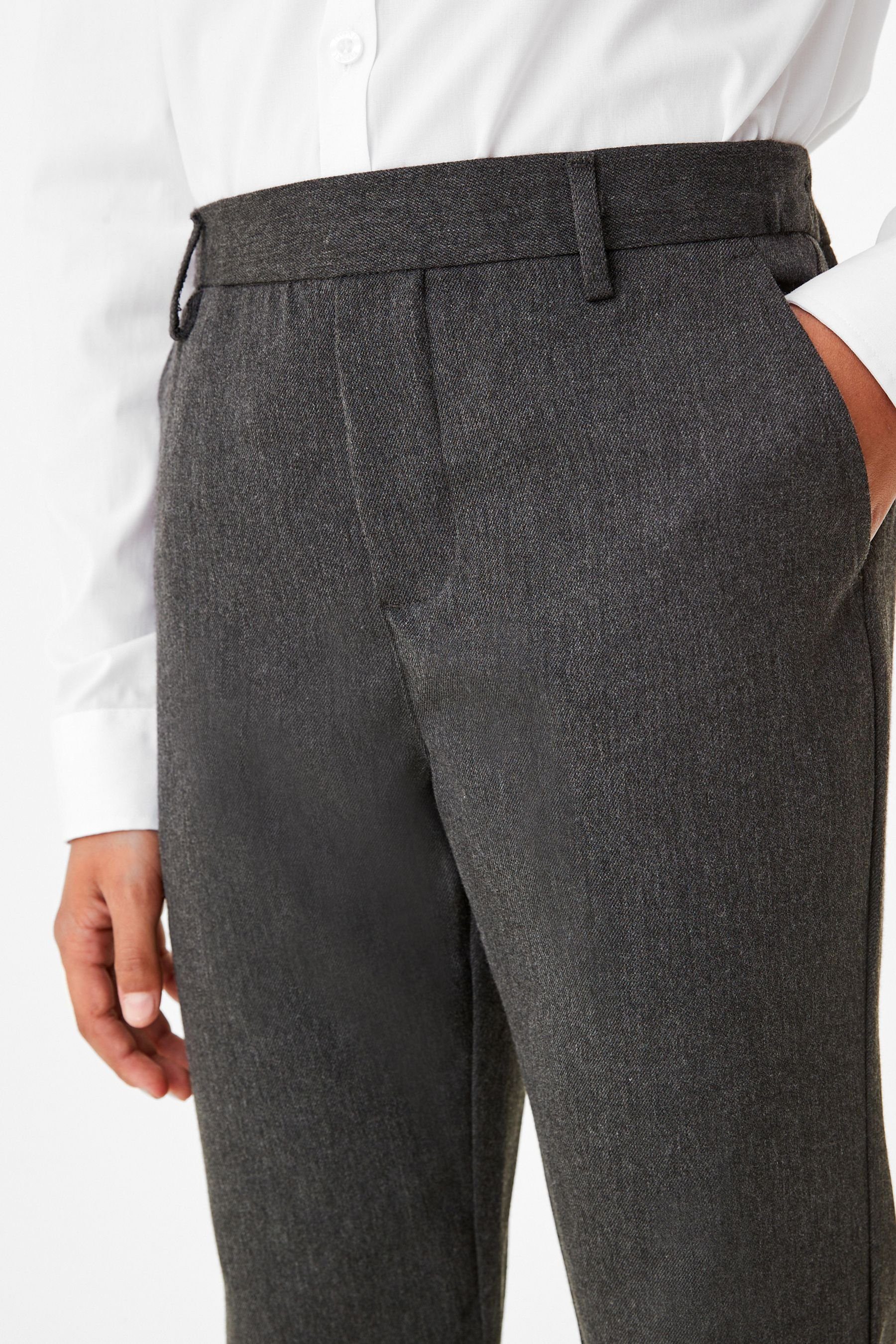 Next Schlupfhose Anzughose Straight Fit (3-17 J) mit Schlupfbund (1-tlg)