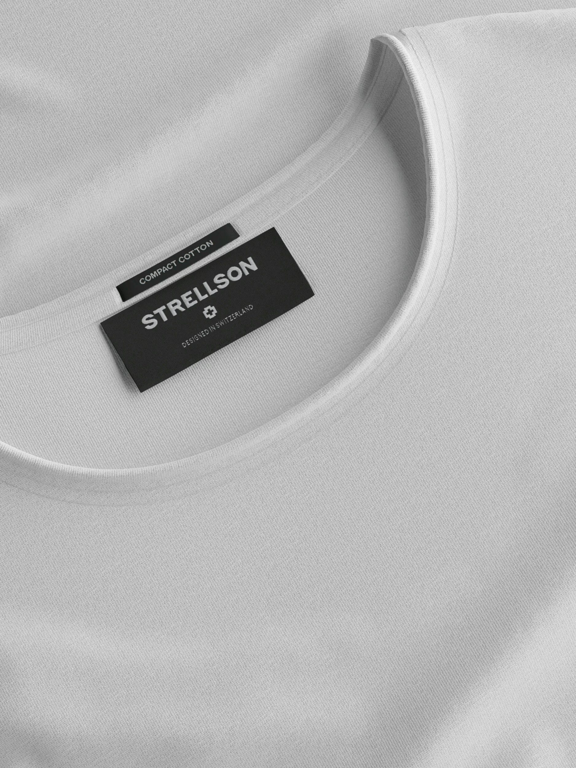 Strellson T-Shirt Tyler Saumabschluss mit offener Rollkante