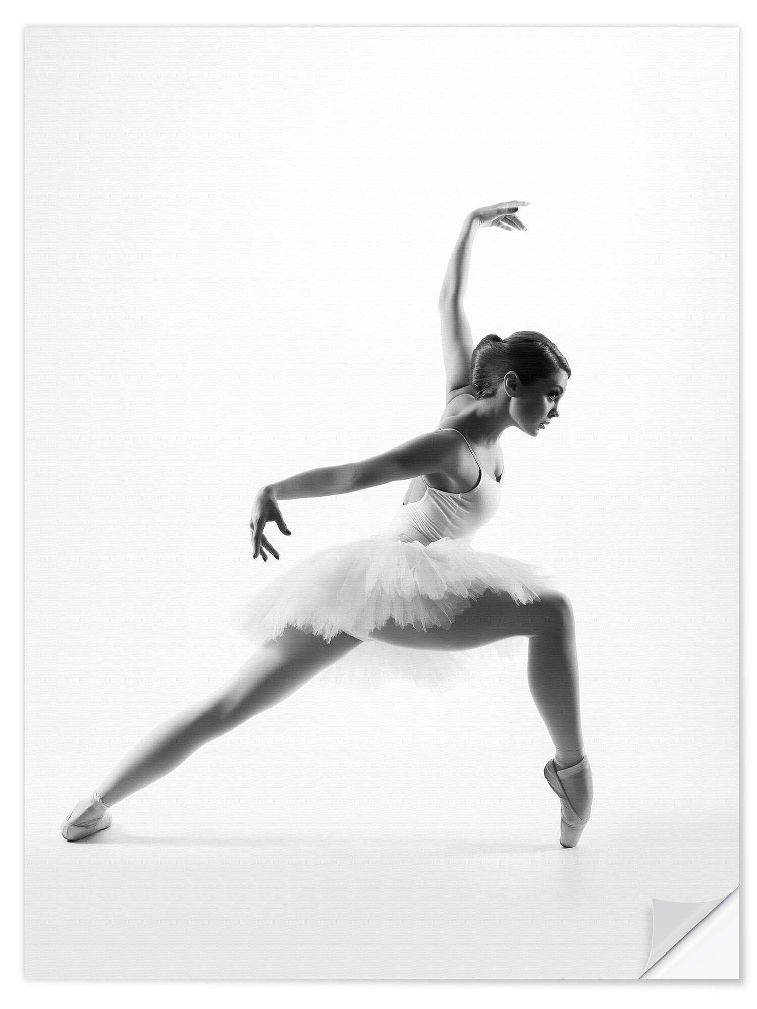 Posterlounge Wandbild Schöne Balletttänzerin, Editors Choice, erhältlich als Poster, Leinwandbild, Wandsticker oder Acrylglasbild
