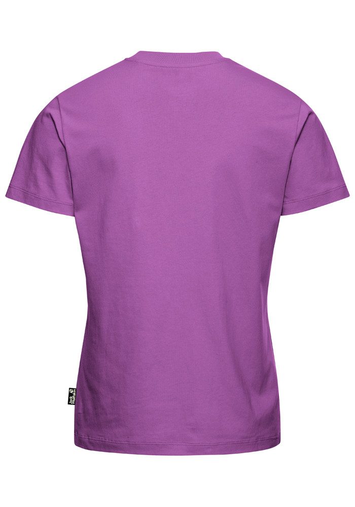 Jack Wolfskin T-Shirt CAREFREE T W Kurzarm-Design, mit Rundhalsausschnitt, ohne Verschluss, aus Baumwolle – Bild 4 von 5