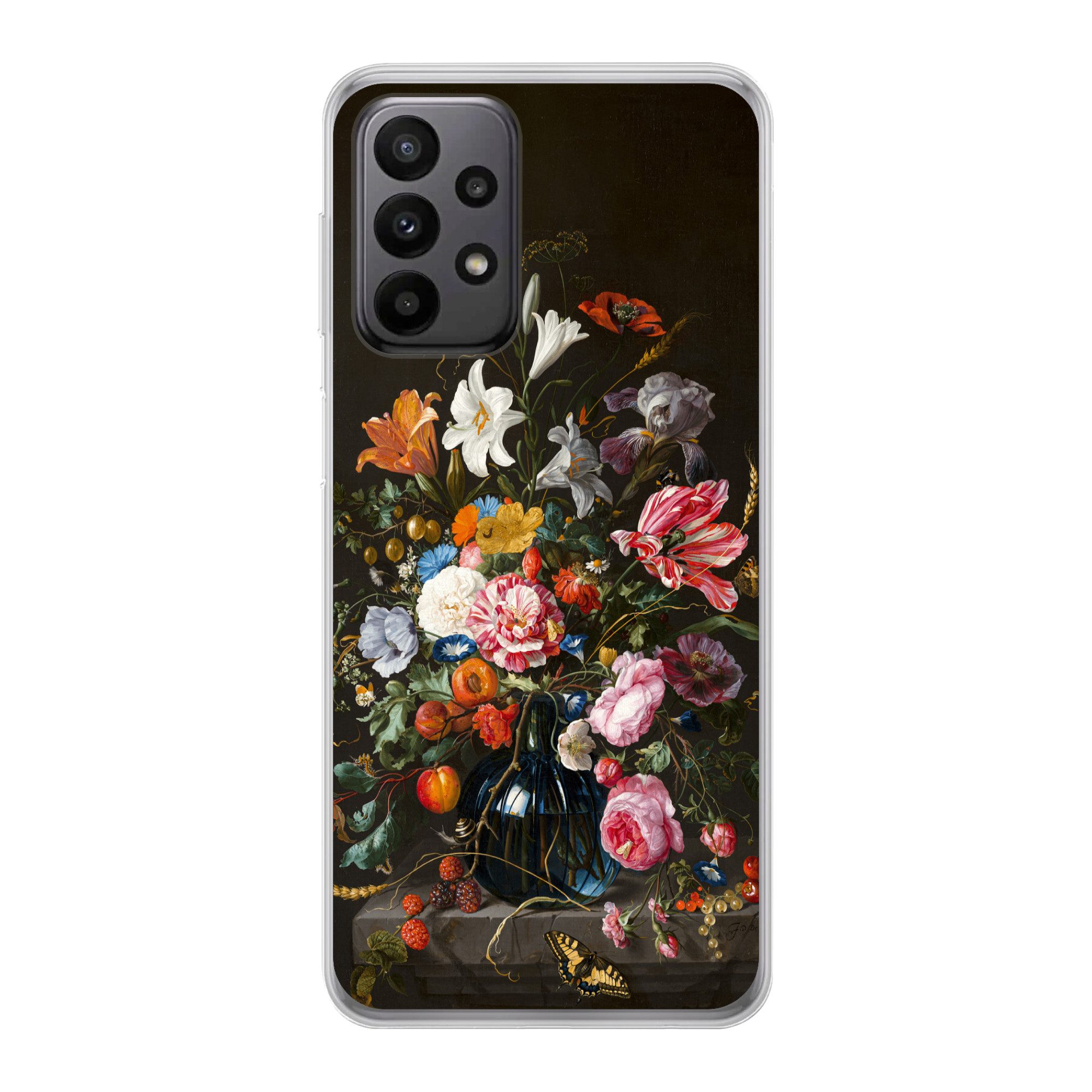 Handyhülle für Samsung Galaxy A23 5G Vase mit Blumen - Jan Davidsz de Heem - Kuns