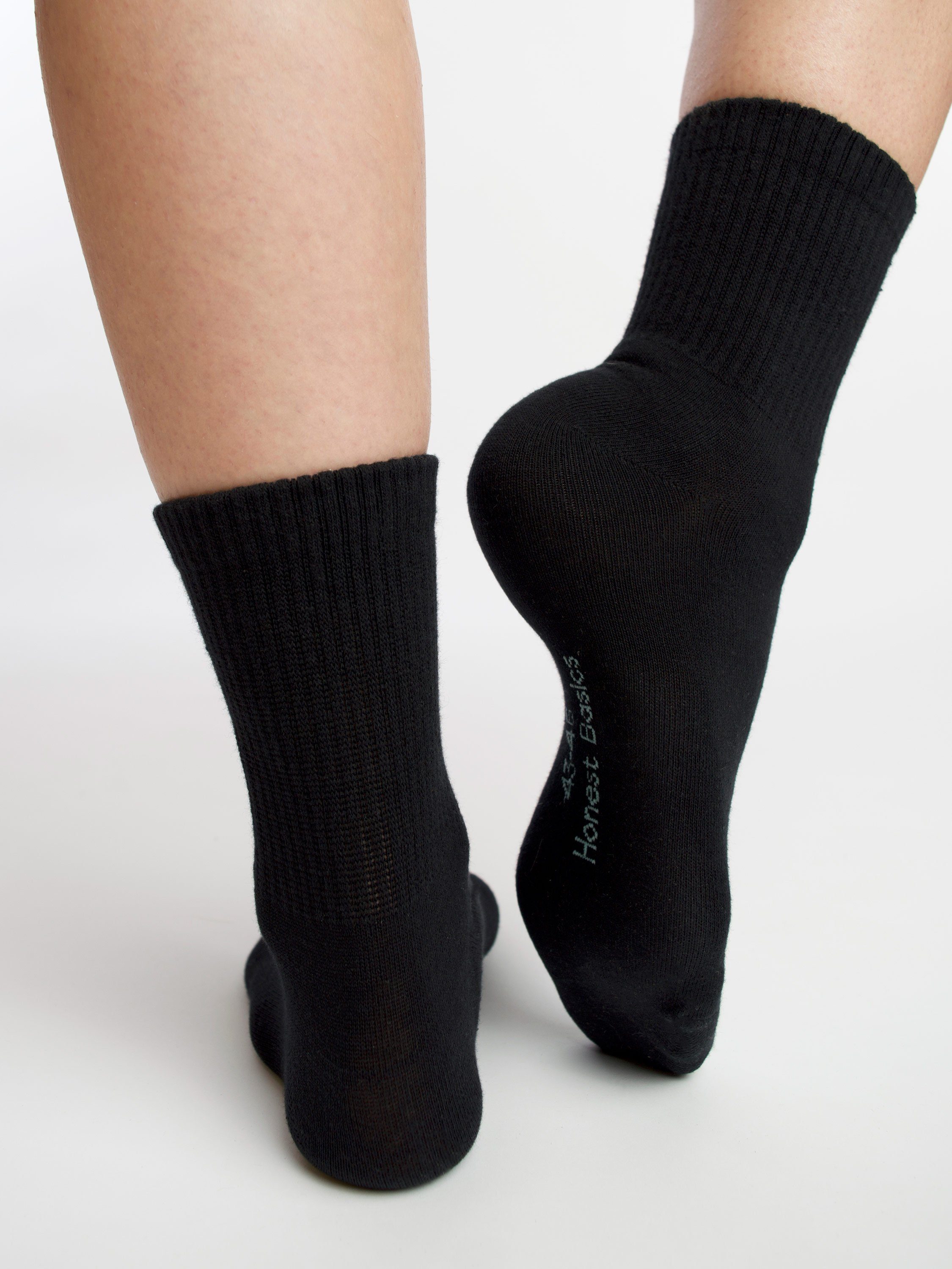 Bio-Baumwolle BASICS aus W, HONEST 4er-Pack, OCS-zertifizierter Socken