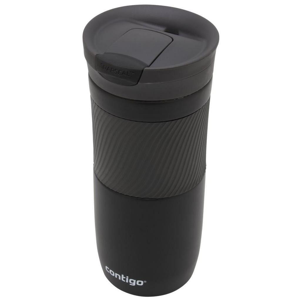 CONTIGO Thermobecher Contigo Byron Snapseal 470 ml Isolierbecher Kaffee-Becher Schwarz