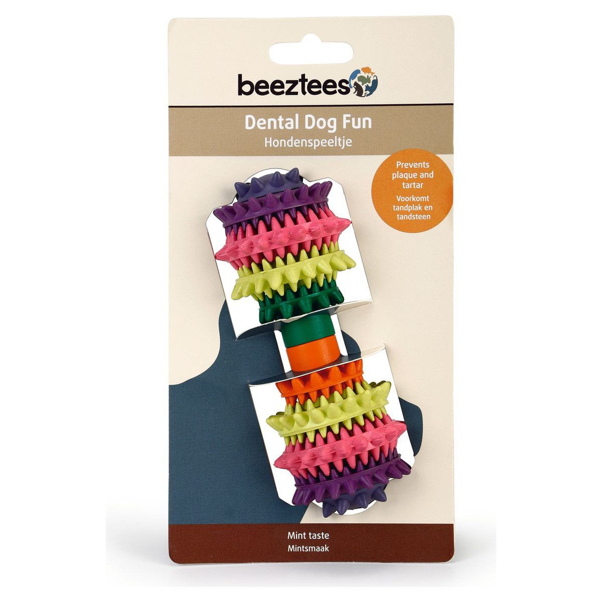 Beeztees Spielknochen Hundespielzeug Hantel Gummi zur günstig online kaufen