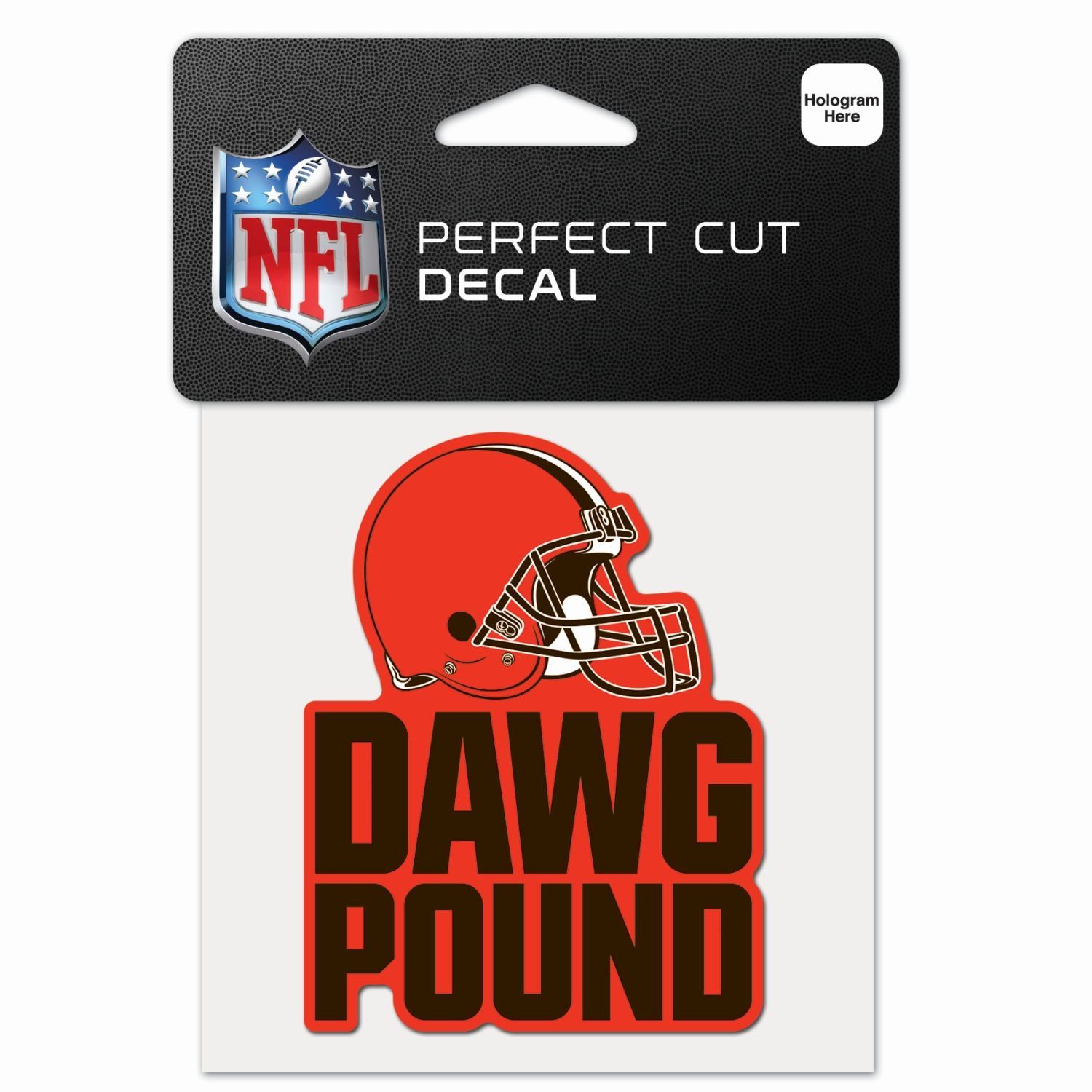 WinCraft Wanddekoobjekt Aufkleber Teams 10x10cm Cleveland Slogan Browns NFL Perfect Cut