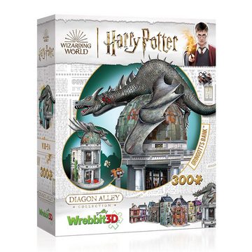 Wrebbit 3D-Puzzle Gringotts Bank (300 Teile) - Harry Potter, 300 Puzzleteile