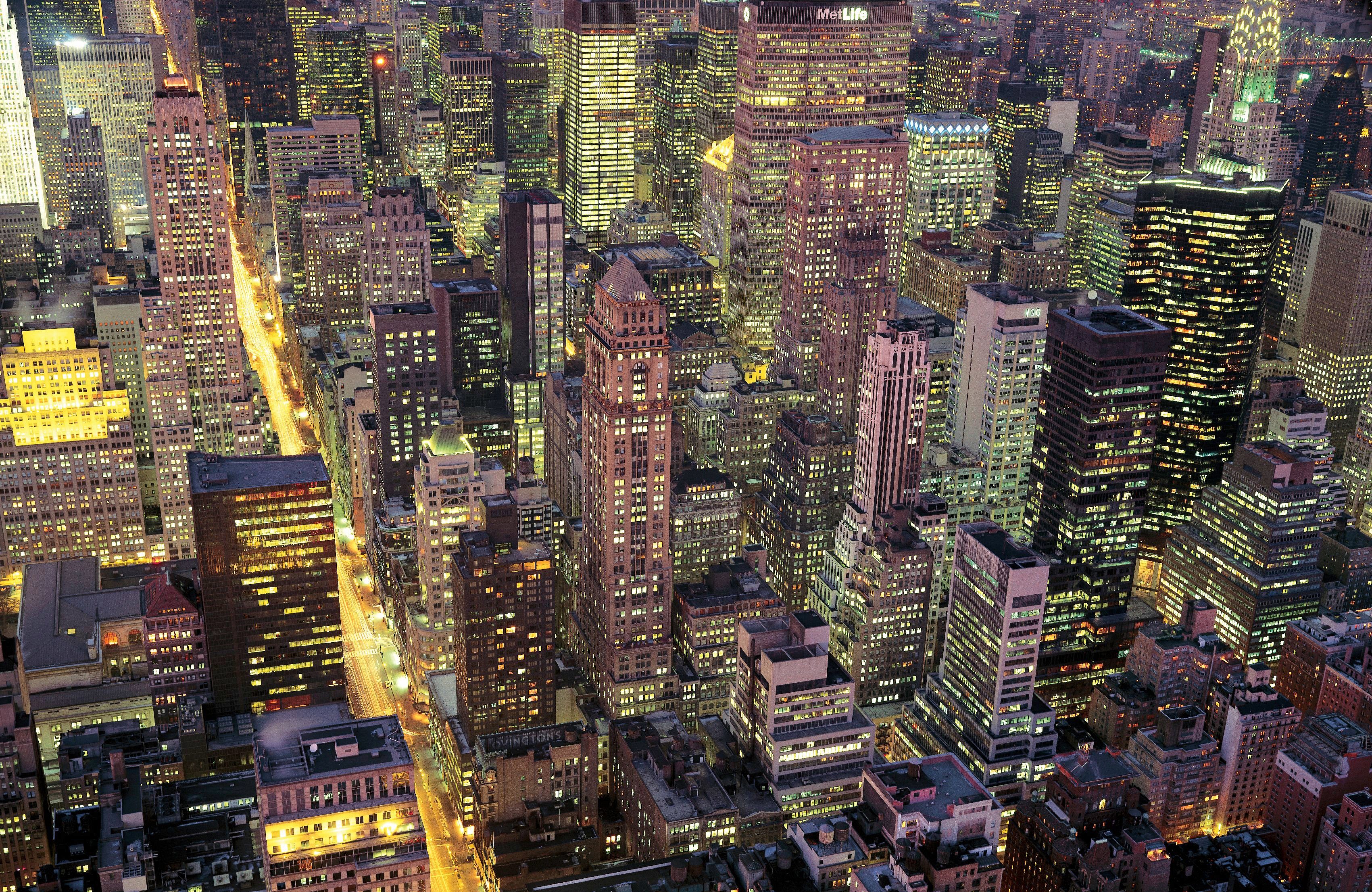 SQUARE YORK-BRODWAY Fototapete MANHATTAN Papermoon SKYLINE TIMES NEW