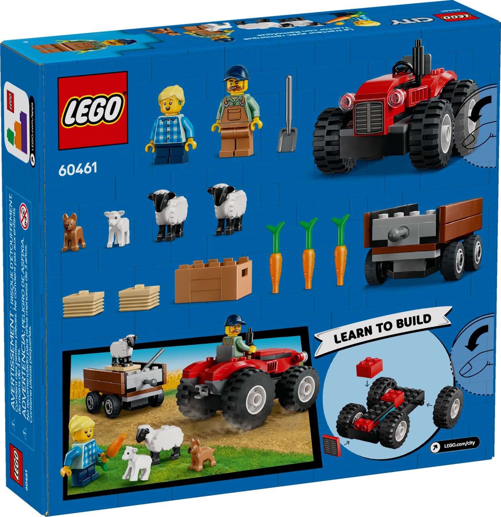LEGO® LEGO® City 60461 Traktor mit Anhänger Konstruktionsspielsteine – Bild 2 von 2