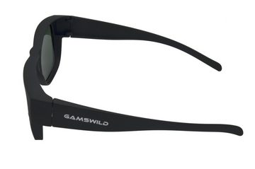 Gamswild Sportbrille UV400 Überbrille Sonnenbrille Sportbrille universelle Passform, Rubbertouch Damen Herren Modell WS6022 in, blau, beere, schwarz G15
