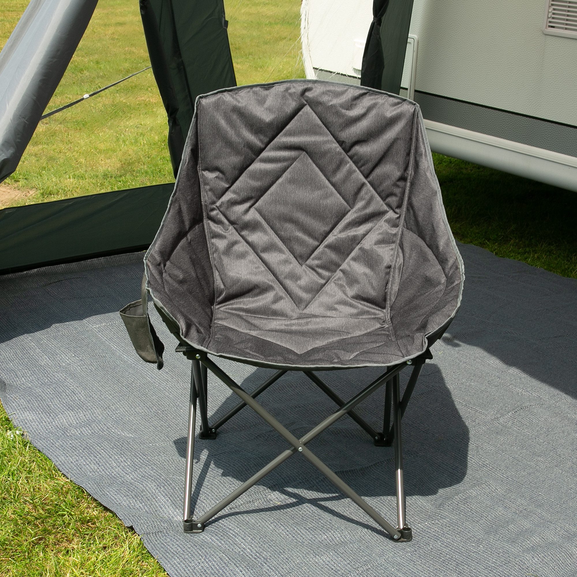 yourGEAR Campingstuhl your GEAR Campingstuhl Imola - gepolsterter Bucket Chair, extra breit