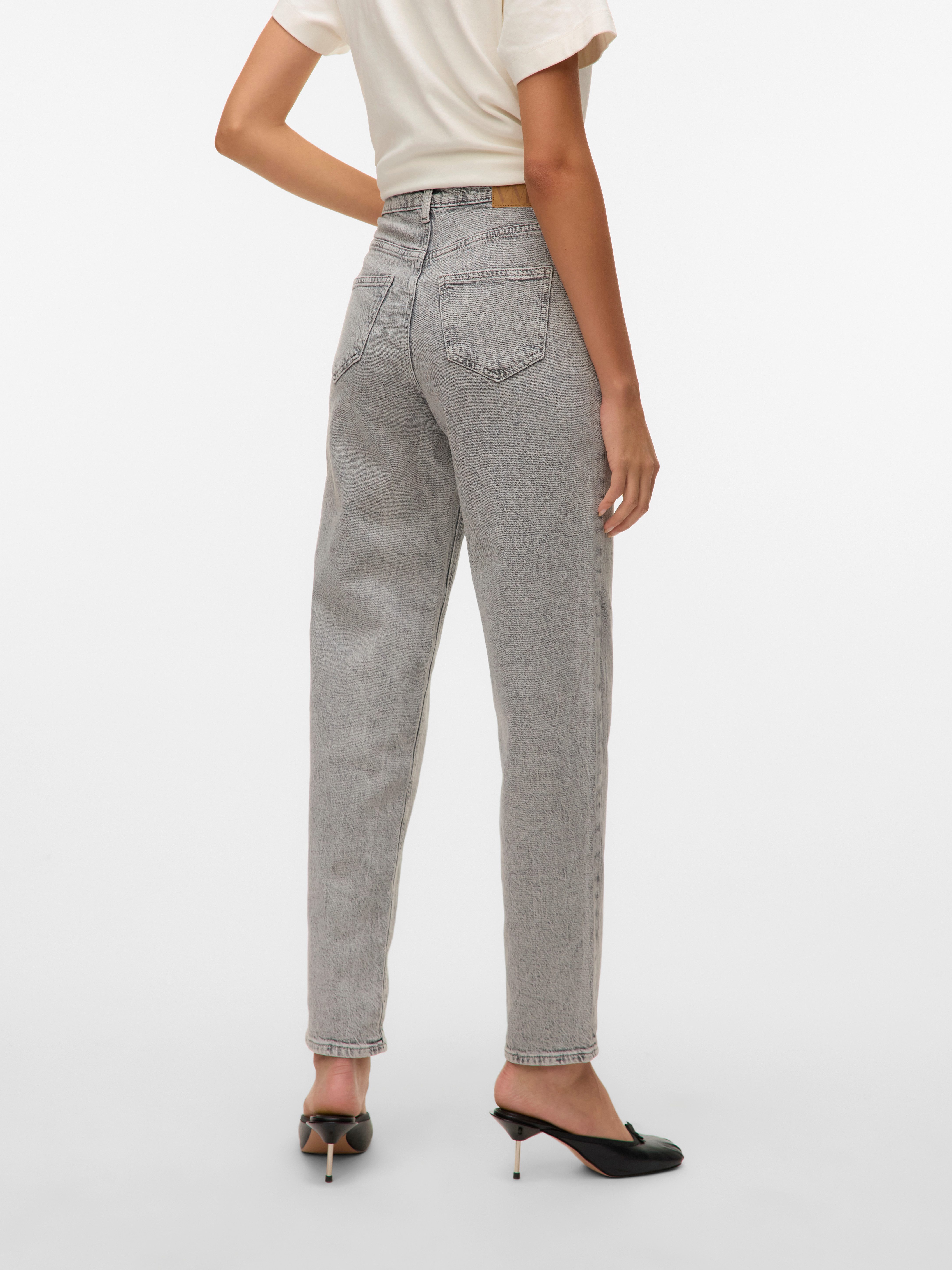 Vero Moda Mom-Jeans VMTESSA HR MOM JEANS RA207 GA NOOS Straight Fit Form mit High Waist Bund
