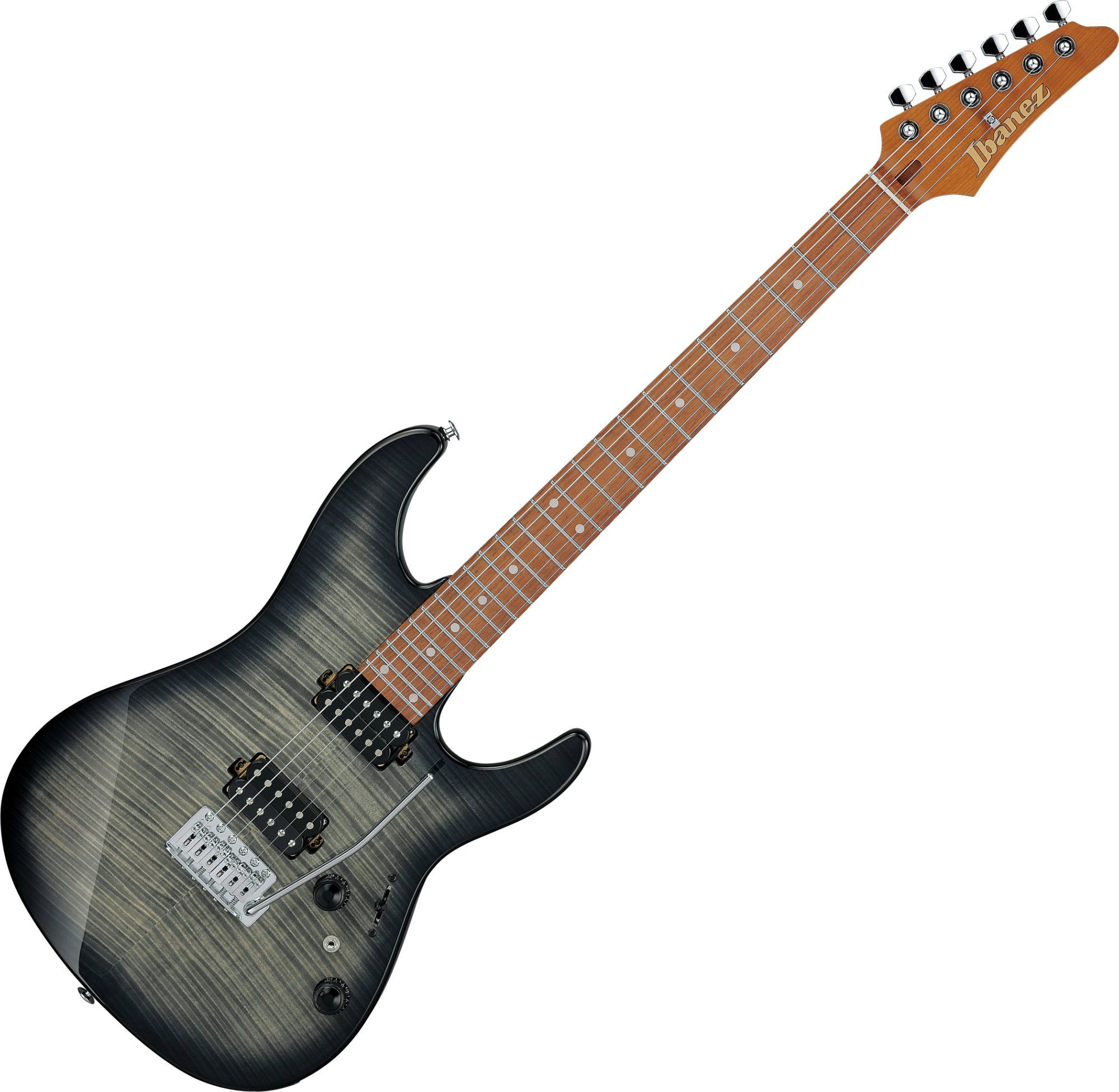 Ibanez E-Gitarre Ibanez AZ24S1F-TKS Standard E-Gitarre Transparent Black Sunburst, ST, E-Gitarre mit dyna-MIX Schaltung