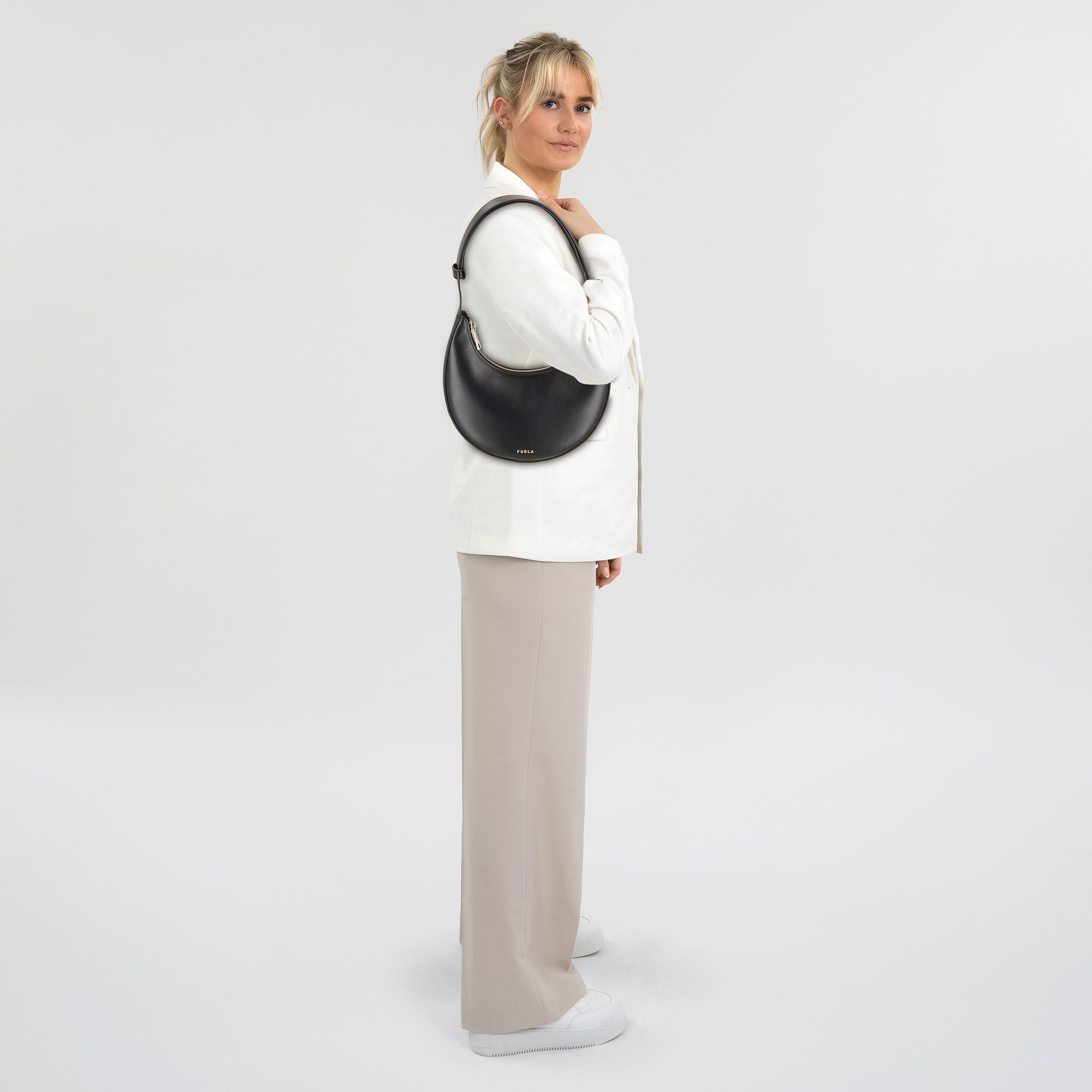 Furla Schultertasche Delizia, Leder