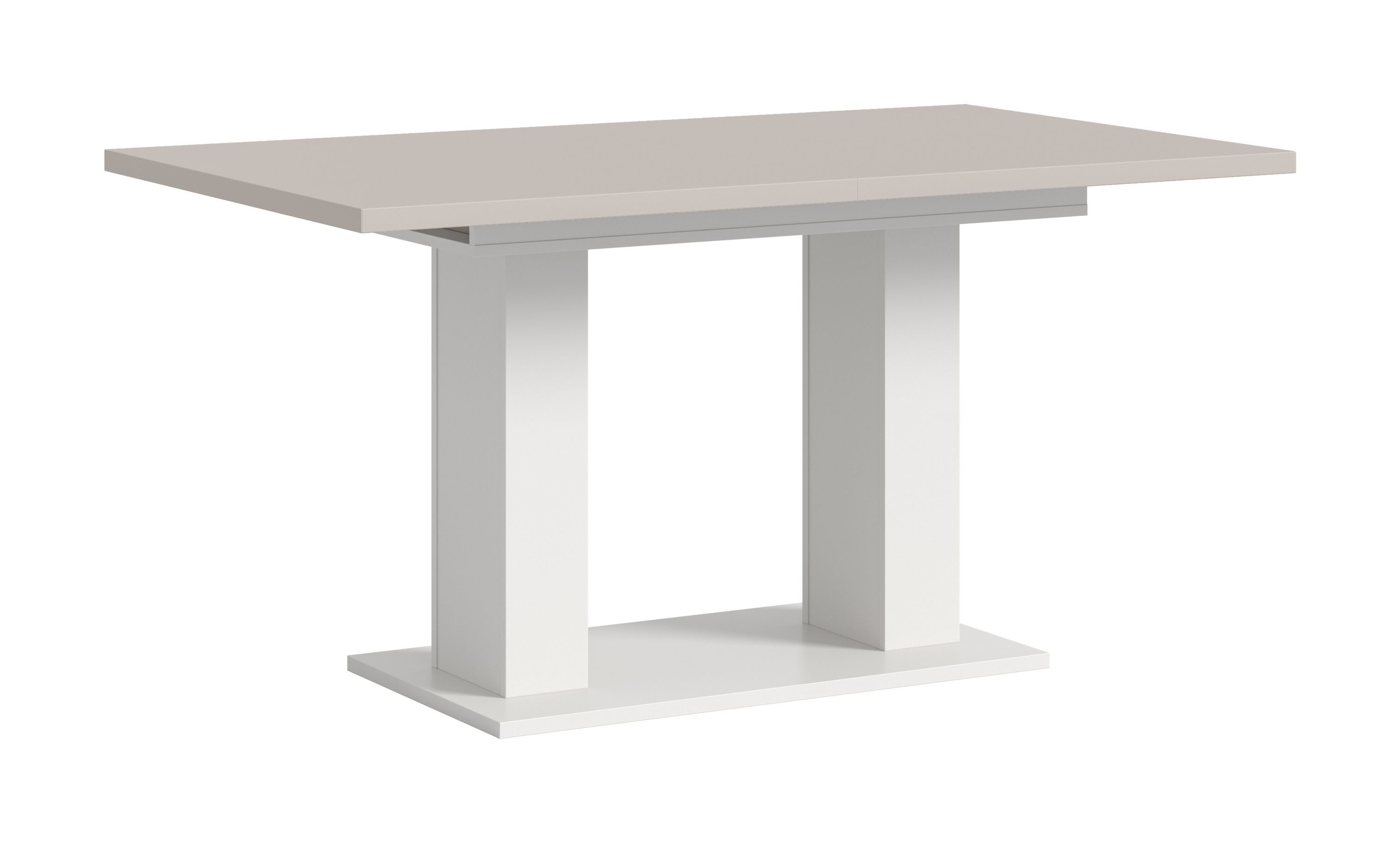 xonox.home Esstisch Motion, in weiß Nachbildung/ Kaschmir Nachbildung B/H/T: 150x76x90 cm