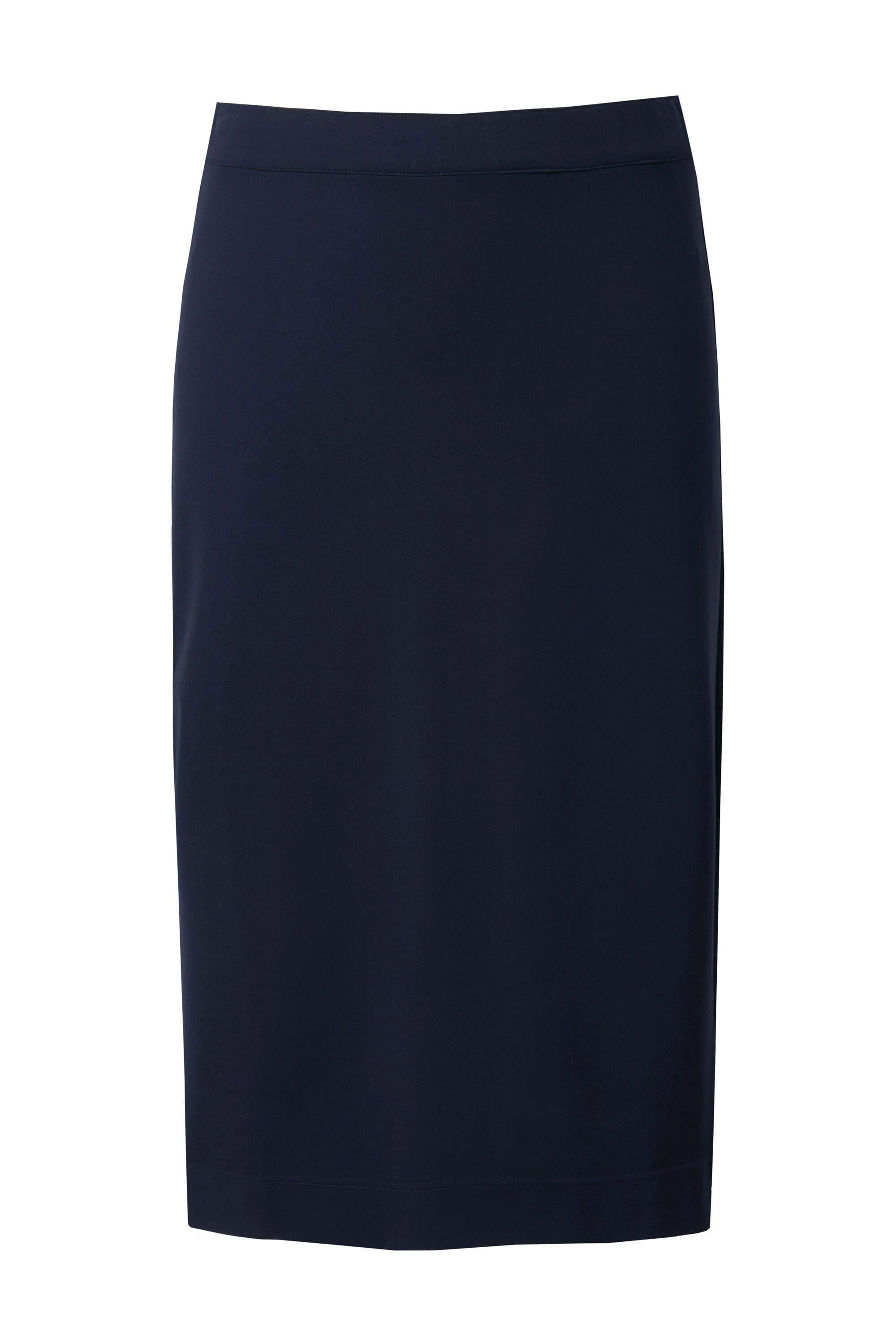 Ulla Popken Midirock Midirock Punto-di-Roma Saumschlitz Elastikbund günstig online kaufen