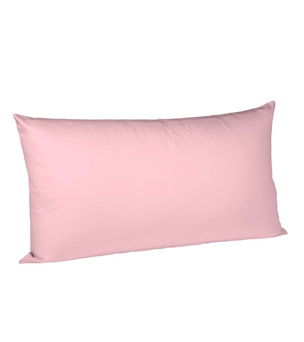 fleuresse Kissenbezüge 2 Stück Fleuresse Mako-Satin Kissenbezüge 40x60 cm uni mit RV DP, (2 Stück)