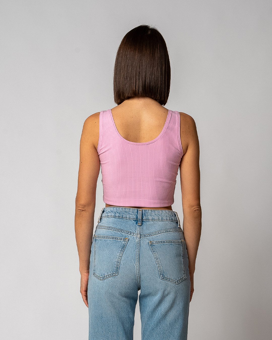 GORG Crop-Top Damen Geripptes Cropped Top günstig online kaufen