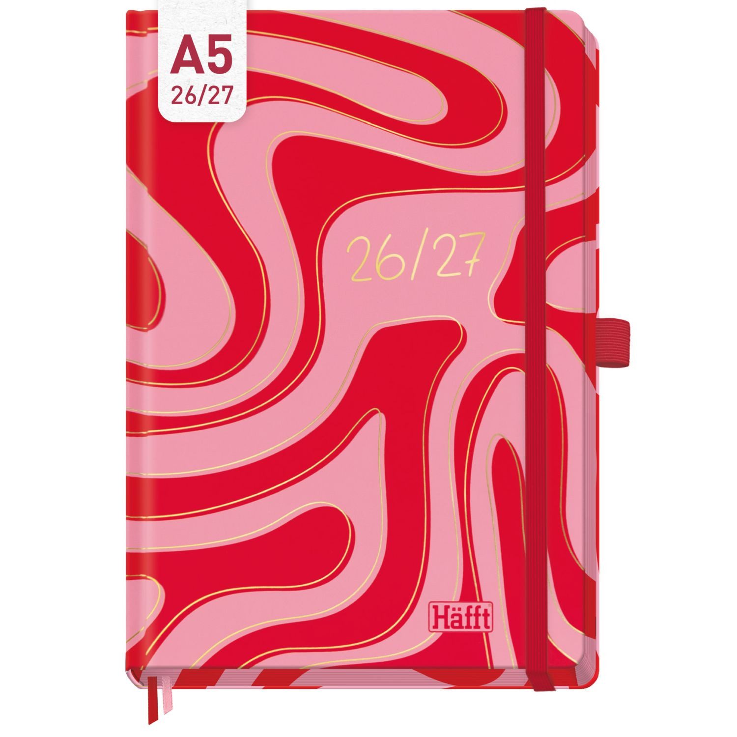 Häfft Schülerkalender Häfft-Timer Deluxe Jugendkalender 2026/2027 / A5