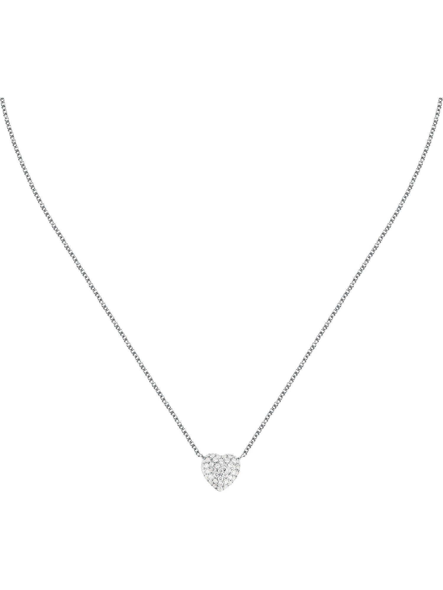 MORELLATO Silberkette Morellato Damen-Kette Silber, recycelt Zirkonia, Nobile