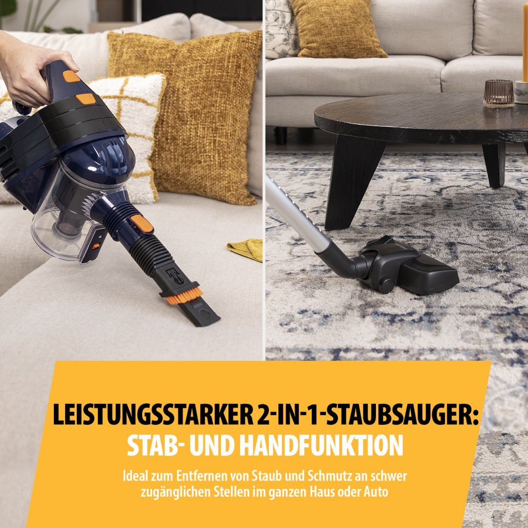 Tristar Hand-und Stielstaubsauger Tristar SZ-2318 Kabelgebundener Stielstaubsauger - 2-in-1-Funktion - M, 600 W, Multi Zyklon-Prinzip - 2 in1-Funktion