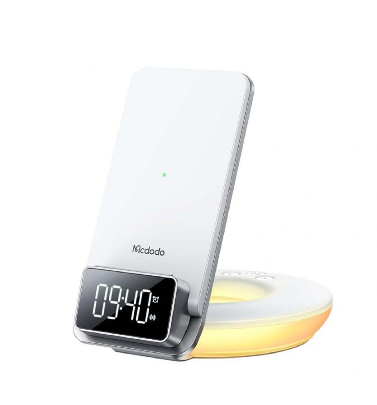 mcdodo 15W Induktives Ladegerät/Lampe/Wecker/Uhr Schnellladung Ladegerät Wireless Charger