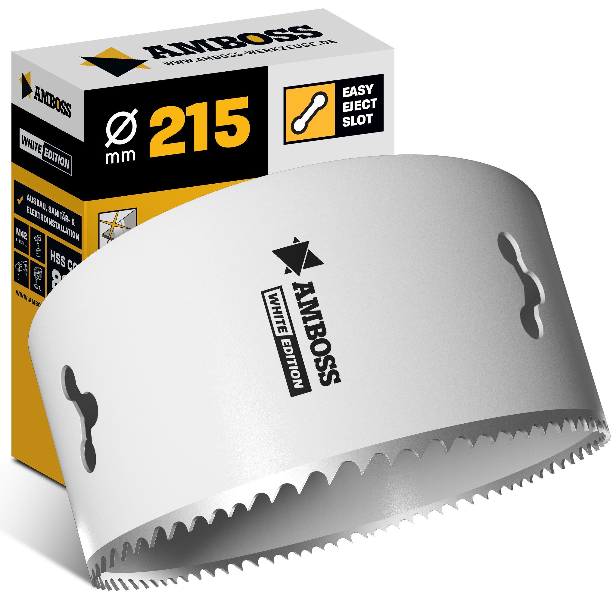 Amboss Werkzeuge Lochsäge HSS M42 Amboss Lochsäge Ø 215 mm (ohne Aufnahme)