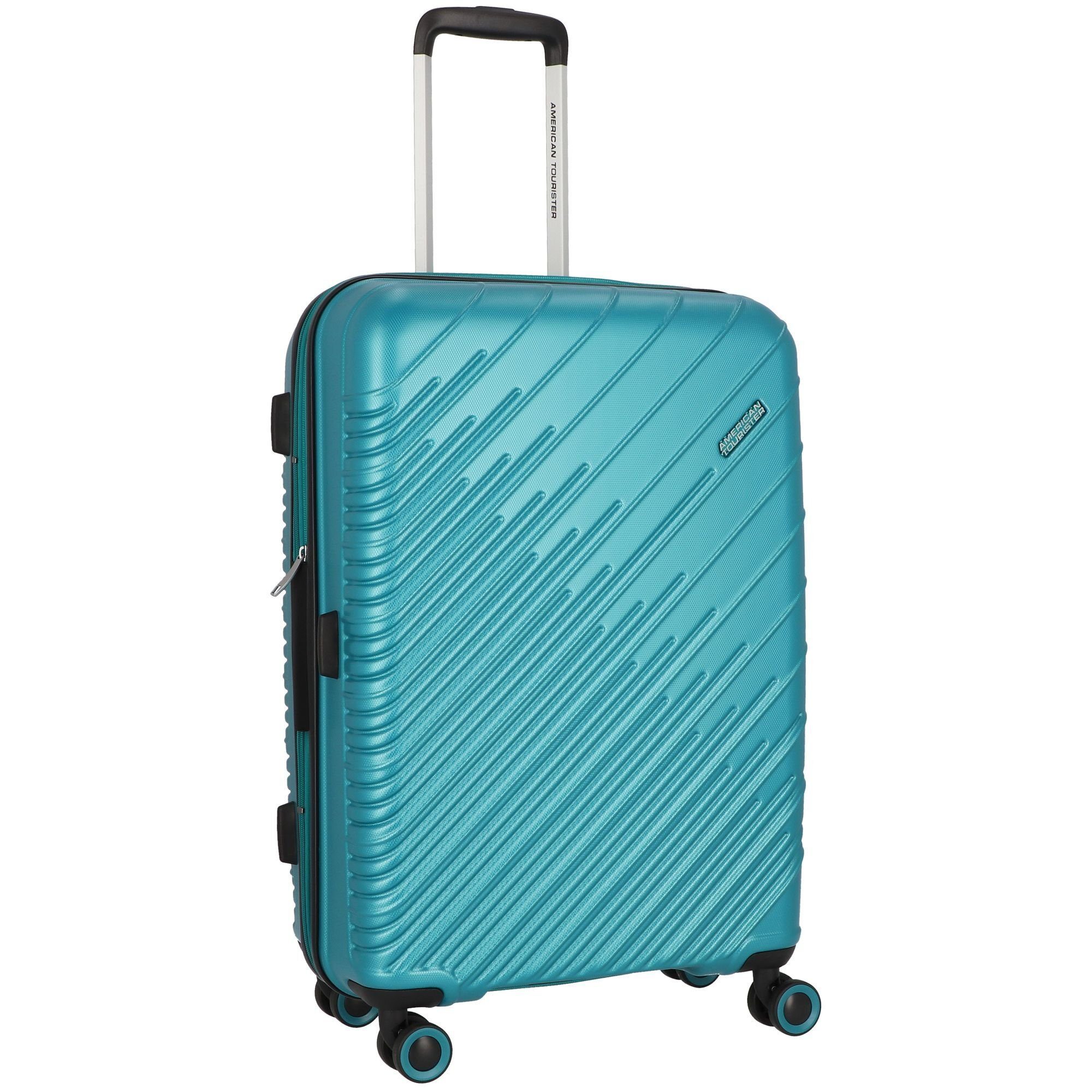 Tourister® ABS American Hartschalen-Trolley Rollen, Speedstar, deep turquoise 4