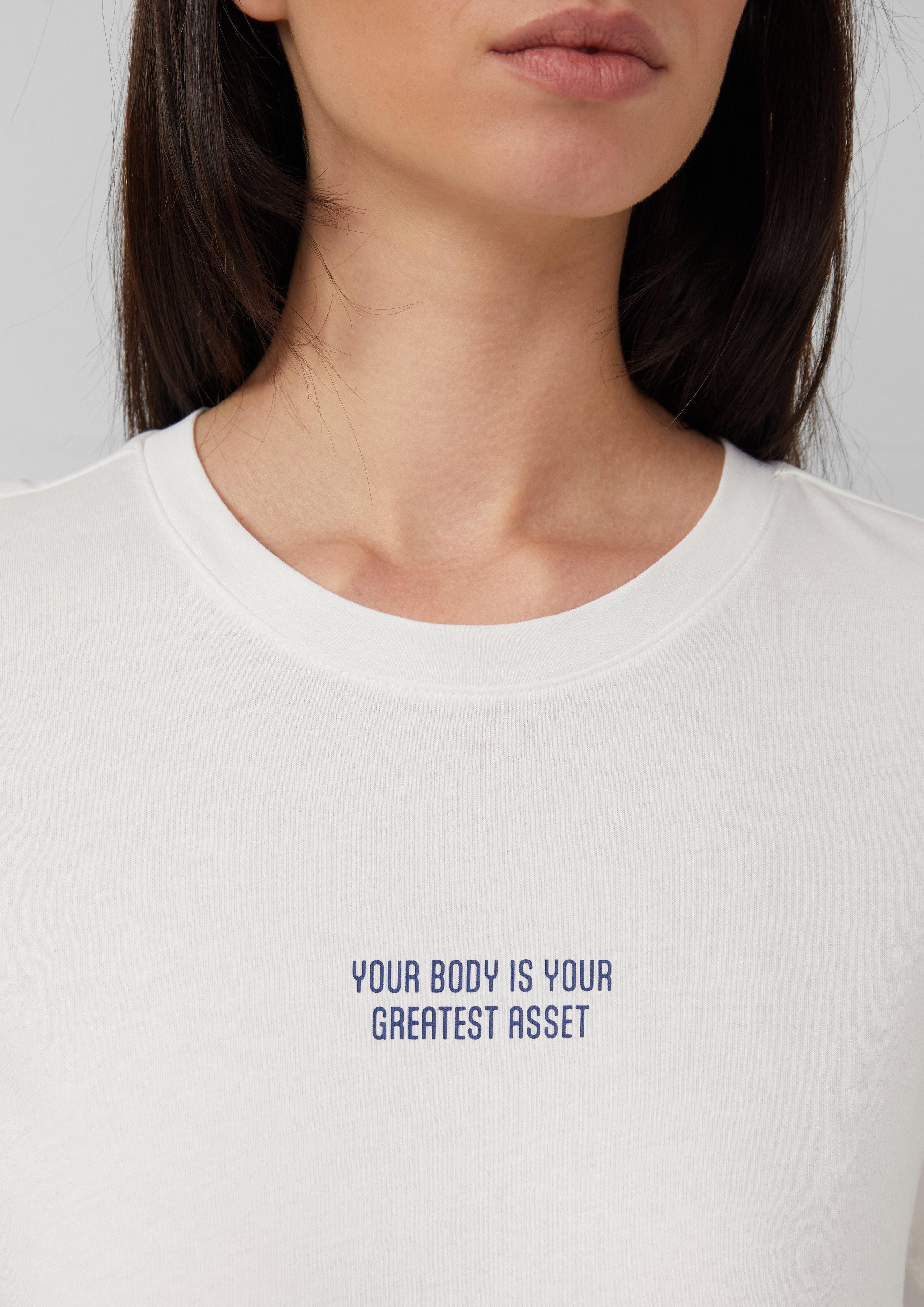 s.Oliver Kurzarmshirt T-Shirt mit Front- und günstig online kaufen