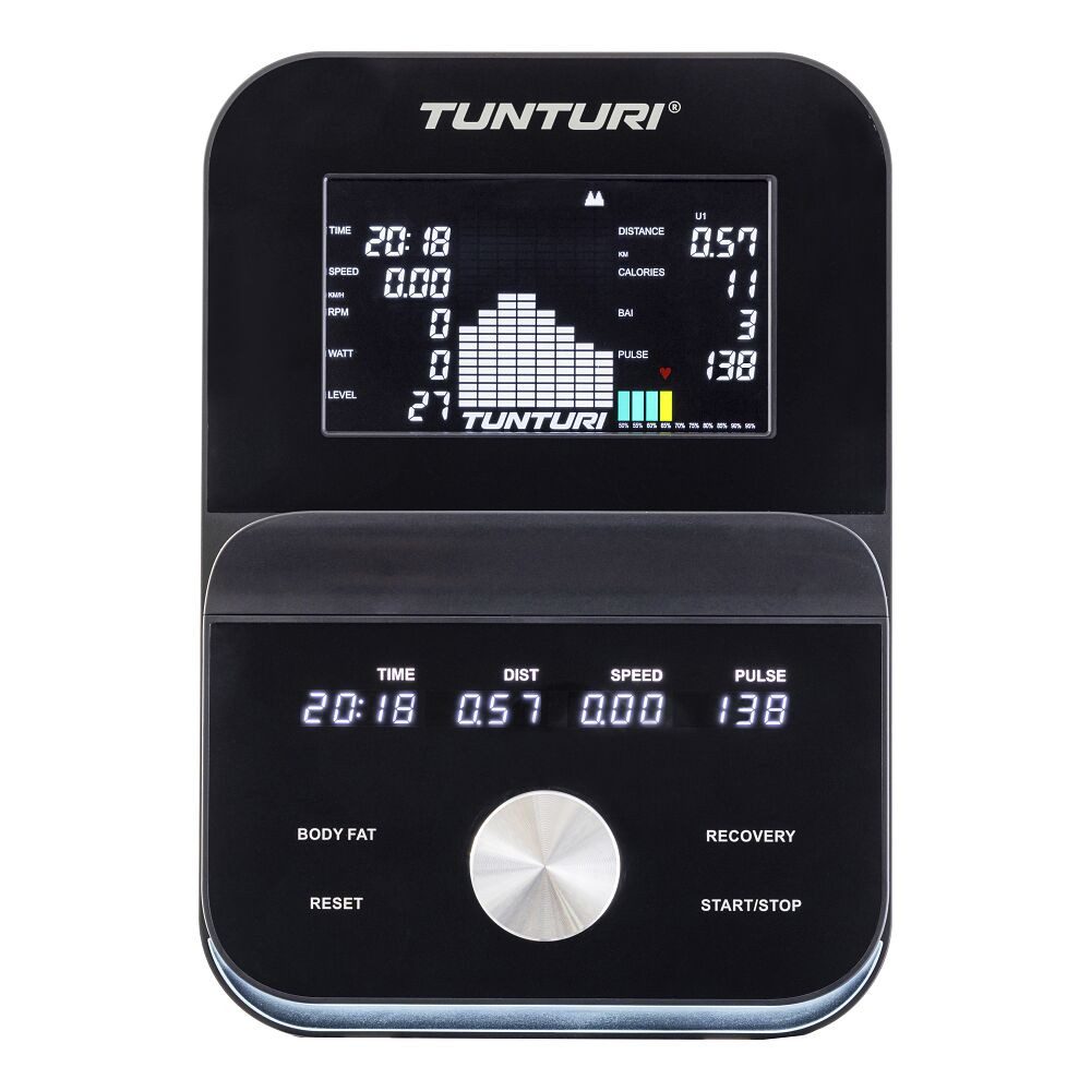 Tunturi Ergometer Ergometer Platinum UB30, EMS-Bremssystem für präzise Widerstände