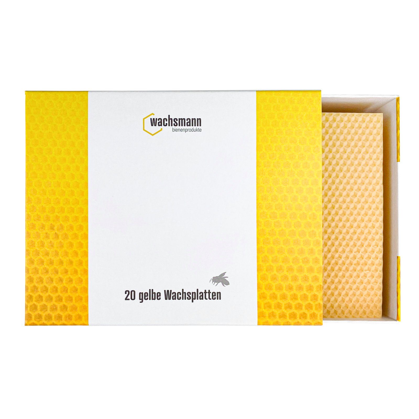 Wachsmann Bienenprodukte Bastelnaturmaterial »Bienenwachsplatten, 20 x 15 cm, 20 Stück«, 100% ...