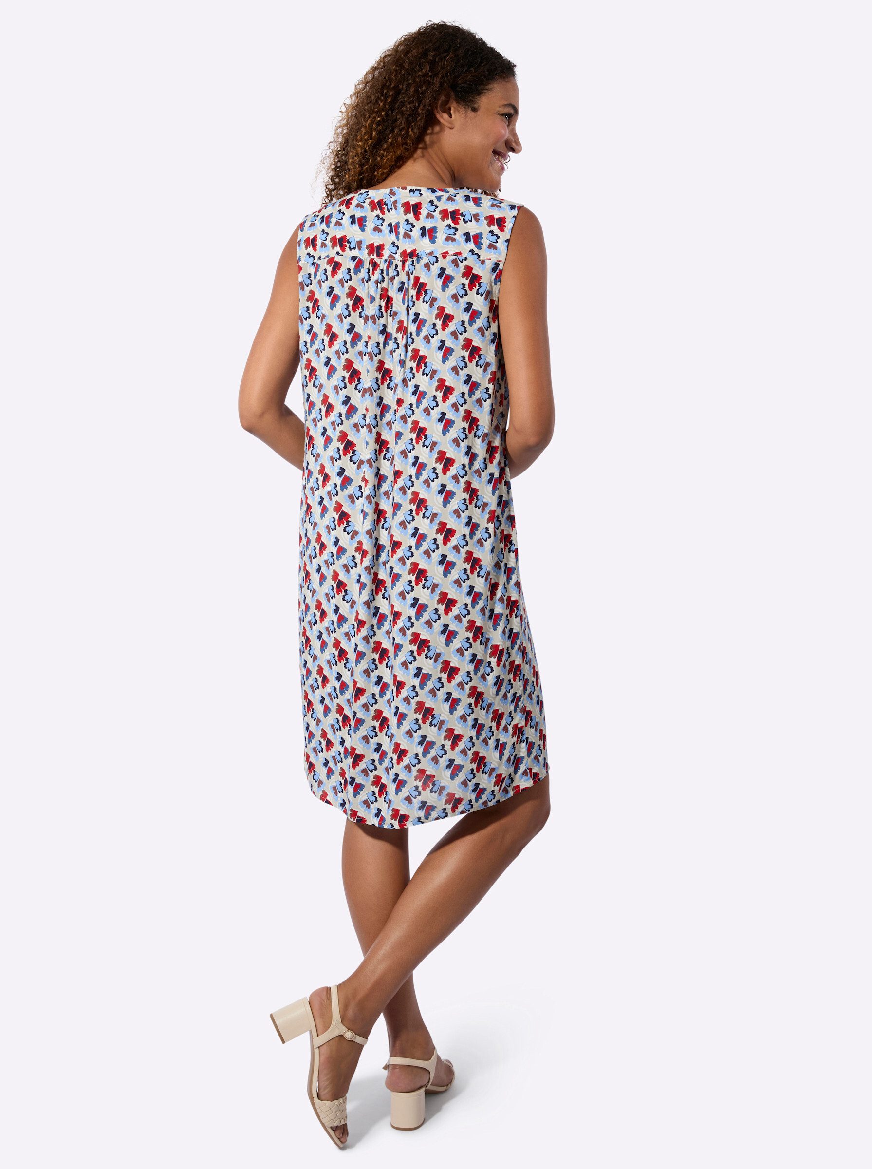 Witt Etuikleid Druck-Kleid Ärmellos günstig online kaufen