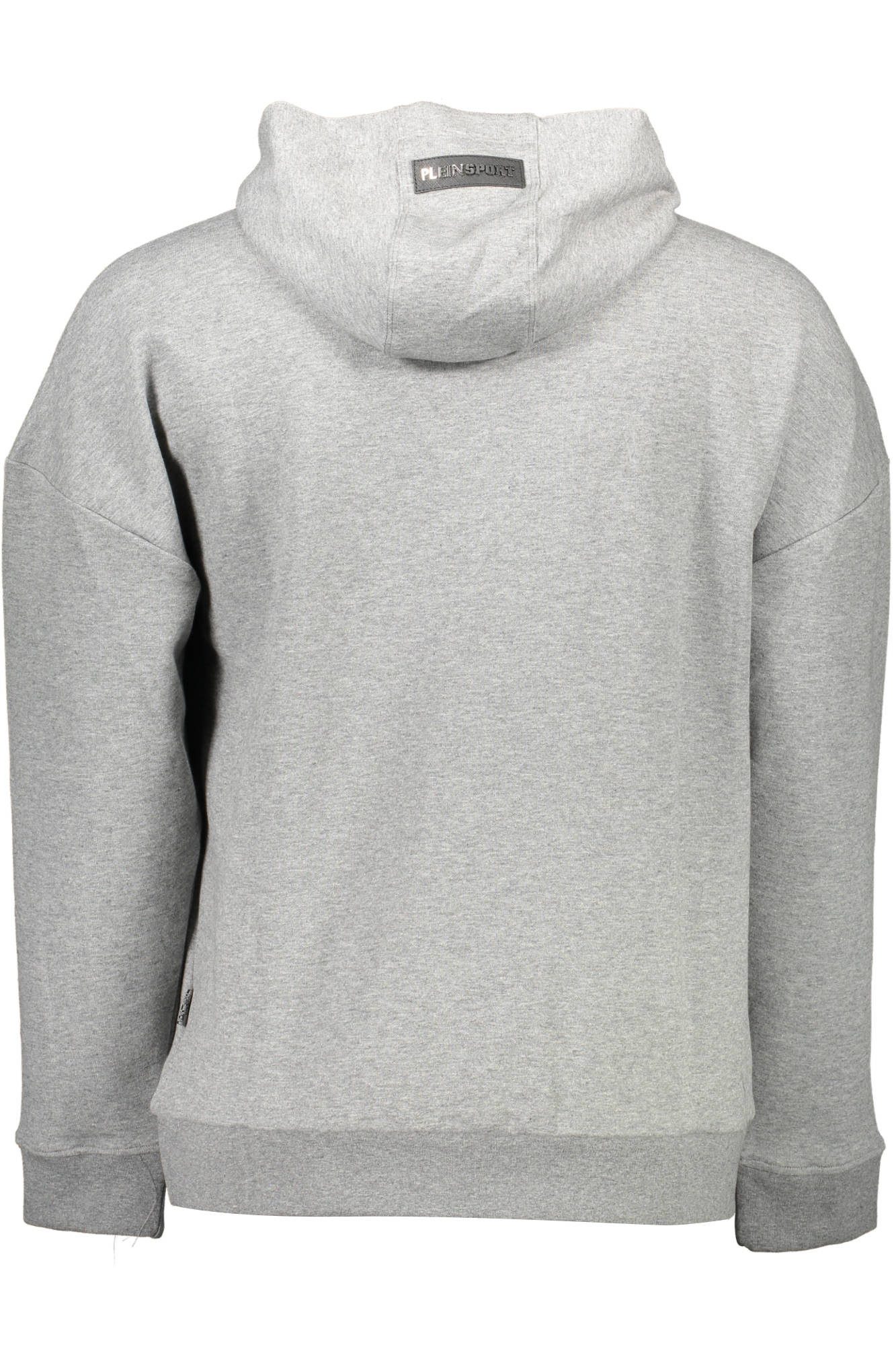 PLEIN SPORT Sweatshirt Grauer Herren-Hoodie: Langarm, Kapuze günstig online kaufen