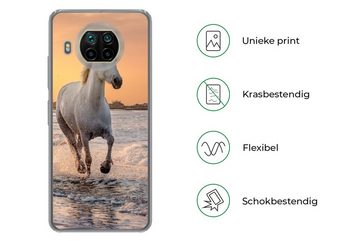 MuchoWow Handyhülle Pferde - Sonne - Meer - Strand - Tiere, Phone Case, Handyhülle Xiaomi Mi 10T Lite, Silikon, Schutzhülle