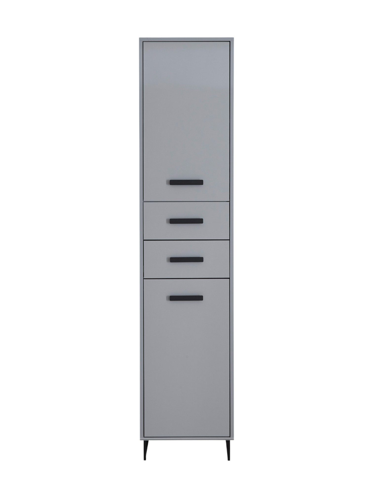 moebel-dich-auf Hochschrank TOURS (Badezimmerschrank, mit 4 Fächern und 2 Schubladen) Höhe 185cm