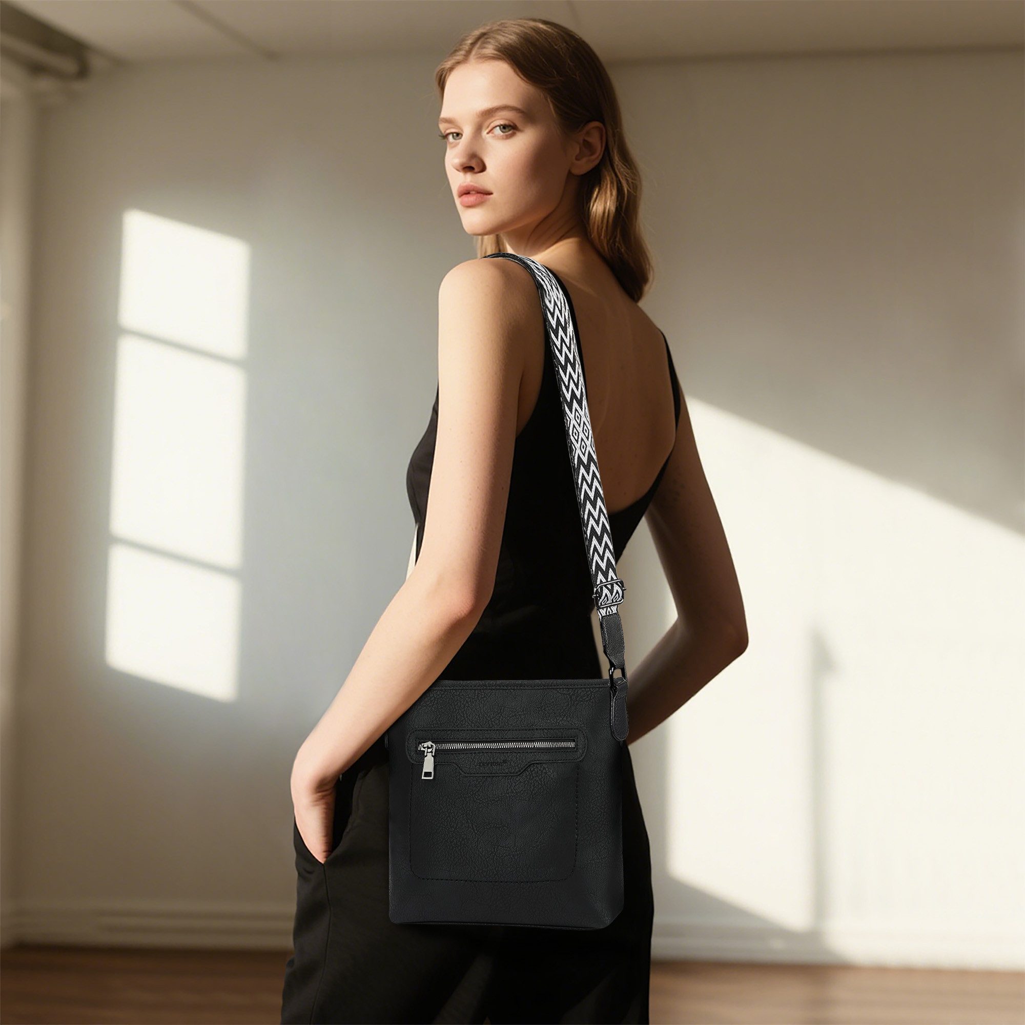 TAN.TOMI Umhängetasche Schultertasche für Damen Modische Henkeltasche Cross günstig online kaufen