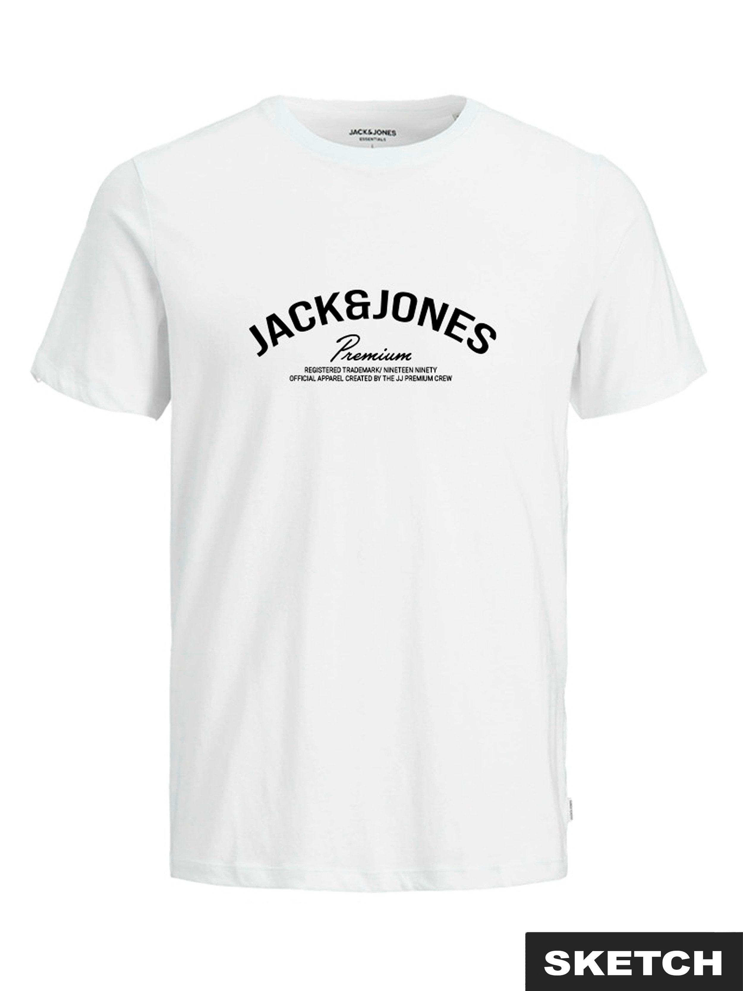 Jack & Jones T-Shirt JPRBLATOMMY SS TEE FST mit Logo Schriftzug – Bild 2 von 2