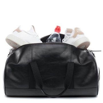 FEYNSINN Reisetasche »FINLAY«, Weekender echt Leder, Unisex, Sporttasche, Freizeittasche schwarz