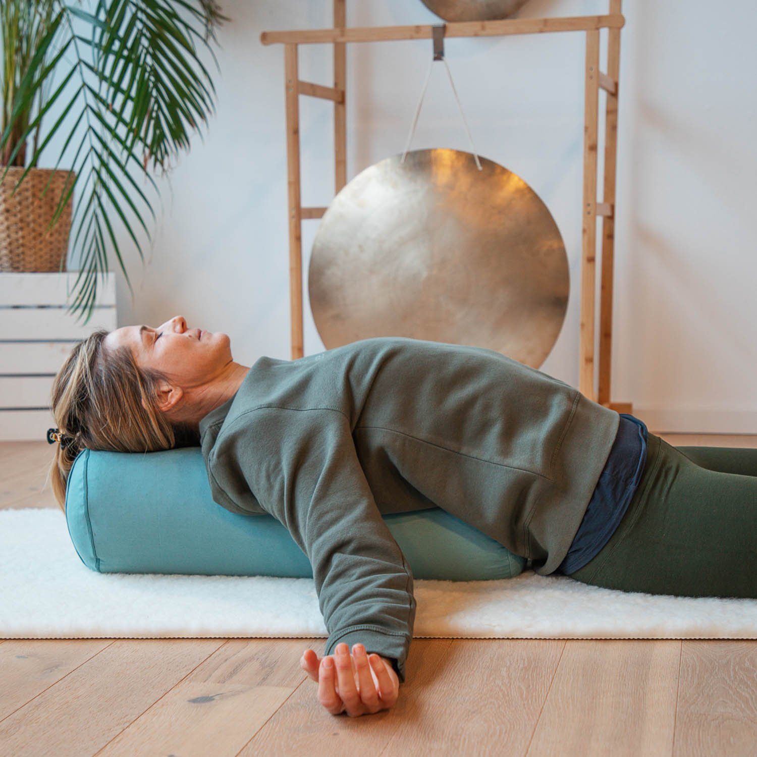 bodhi Yoga Bolster Yoga BOLSTER ECO Kapok aubergine
