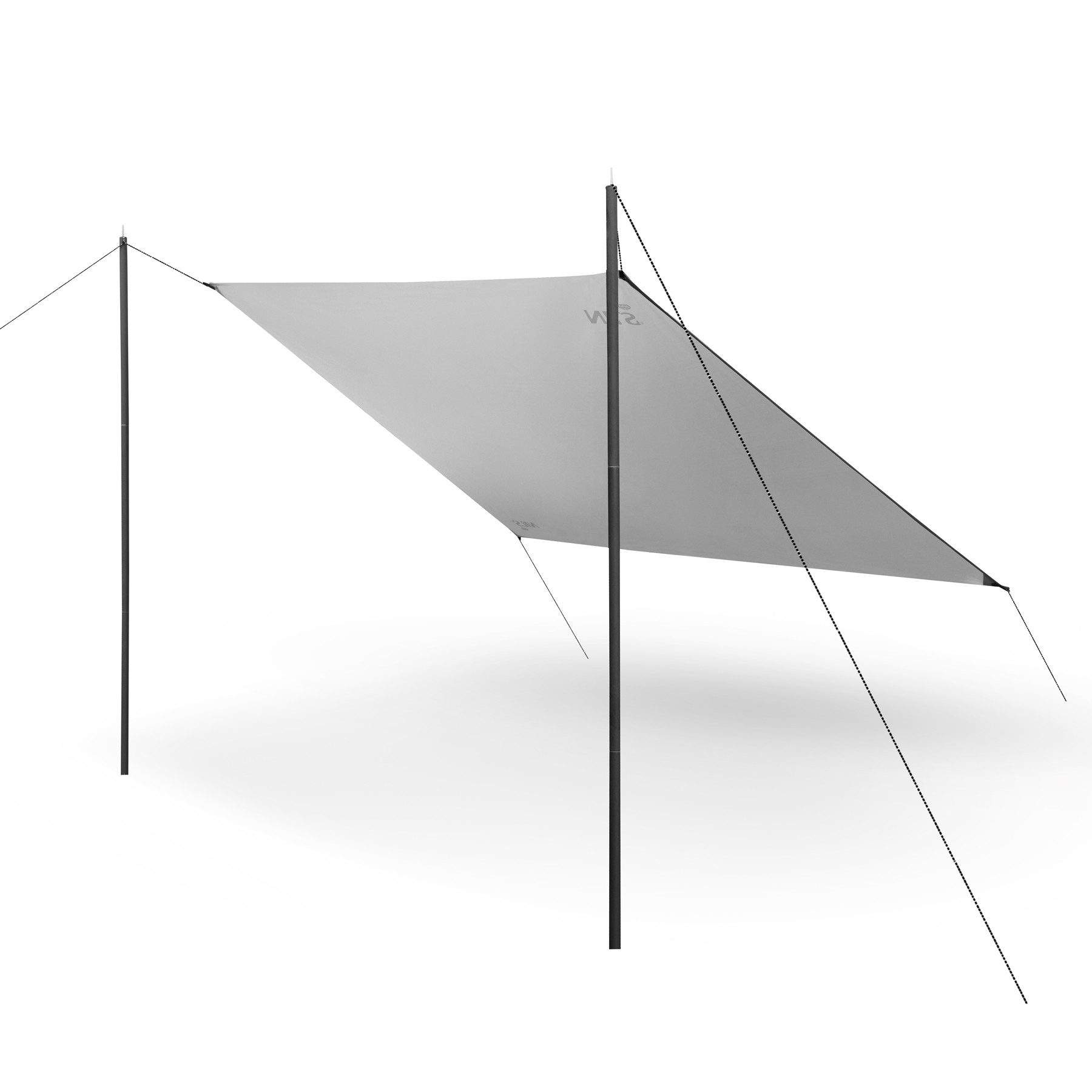 NILS CAMP Tarp-Zelt Sonnensegel Regenplane Campingplane, (Spar-Set, 1 tlg., 230 x 140 cm wasserdicht), wasserdicht, UV-Schutz, PU-Beschichtung, leicht