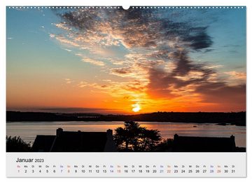 CALVENDO Wandkalender Bretagne Traumhafte Küsten in Frankreichs Nordwesten (Premium, hochwertiger DIN A2 Wandkalender 2023, Kunstdruck in Hochglanz)