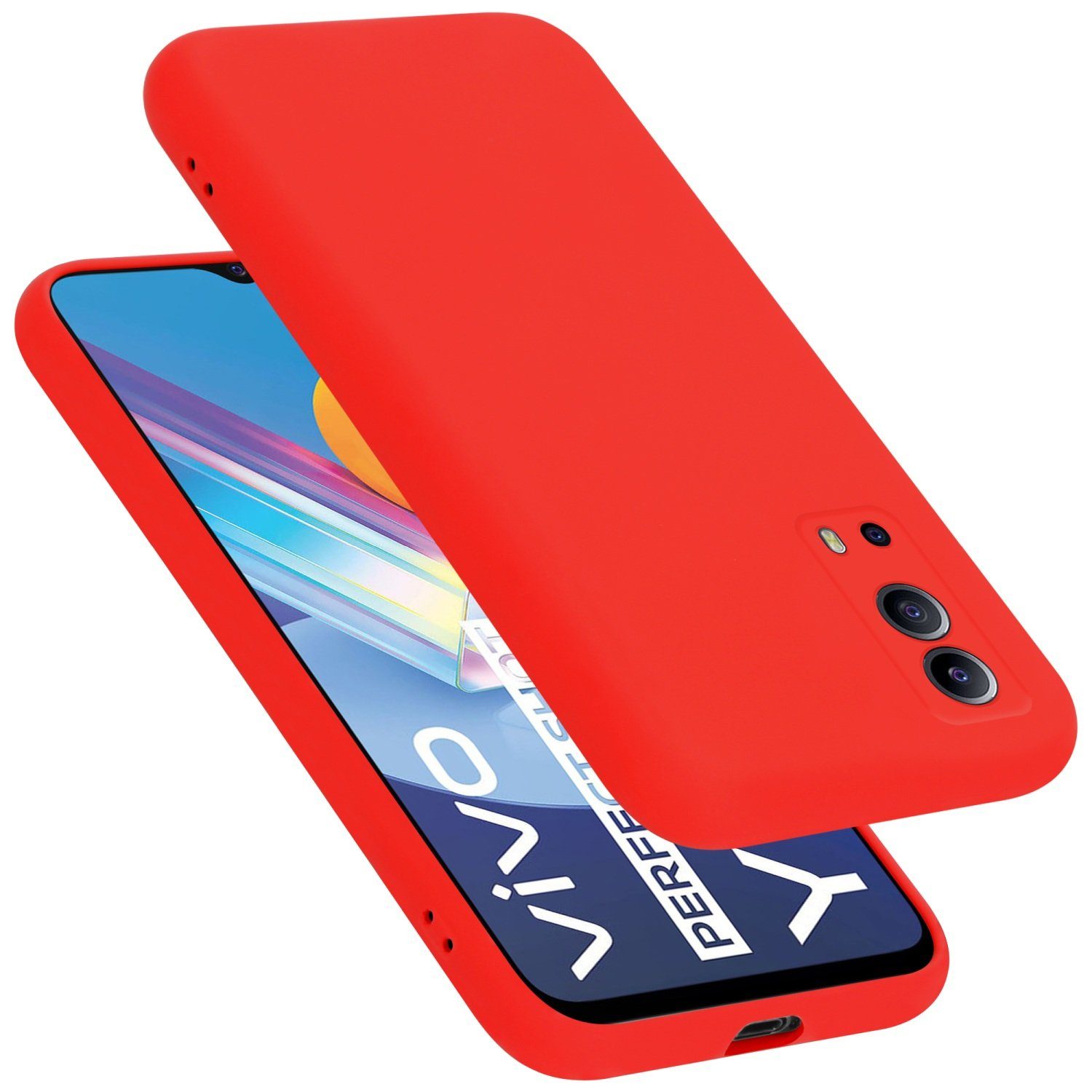 Cadorabo Handyhülle für Vivo Y52 5G / Y72 5G Hülle Vivo Y52 5G / Y72 5G, Flexible Hülle TPU Silikon Schutzhülle Back Cover Case
