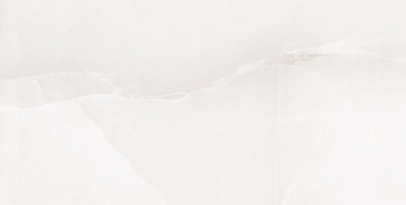 Thumbnail - Wandfliese 1 Paket (1,44 m2) Fliesen ONYX WHITE (60 × 120 cm), poliert, weiß, Marmoroptik Steinoptik Küche Wand Bad Flur...
