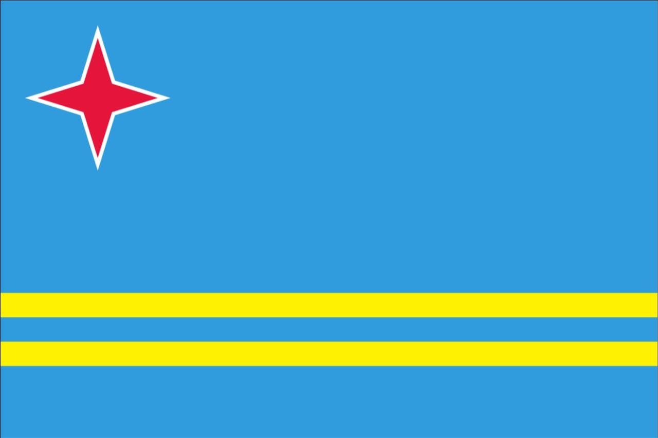 flaggenmeer Flagge Aruba 80 g/m²