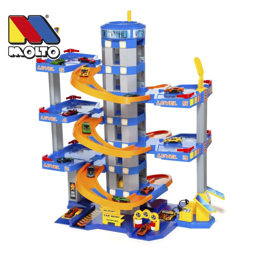 Molto Spielzeug-Traktor Parkgarage - mit 6 Ebenen - Molto günstig online kaufen